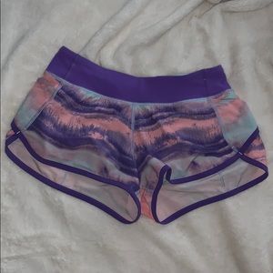 lulu lemon Ivivva speedy shorts